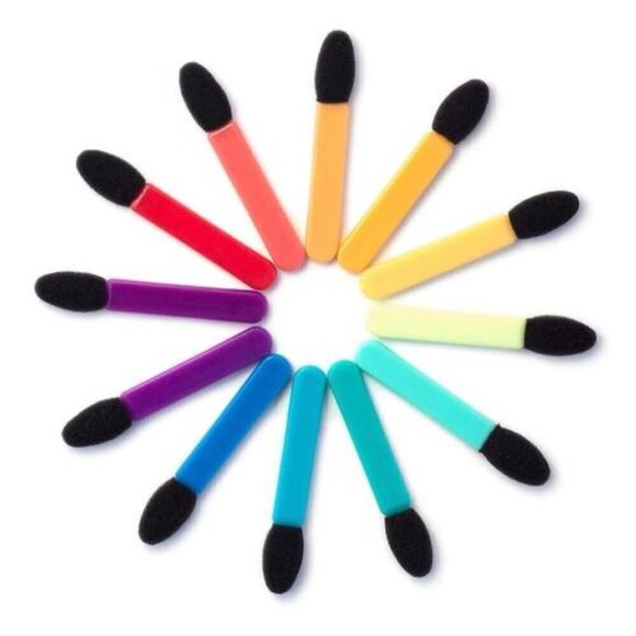 𝅺THE Creme Shop Rainbow Travel Size Applicators 12pcs - Picture 2 of 3